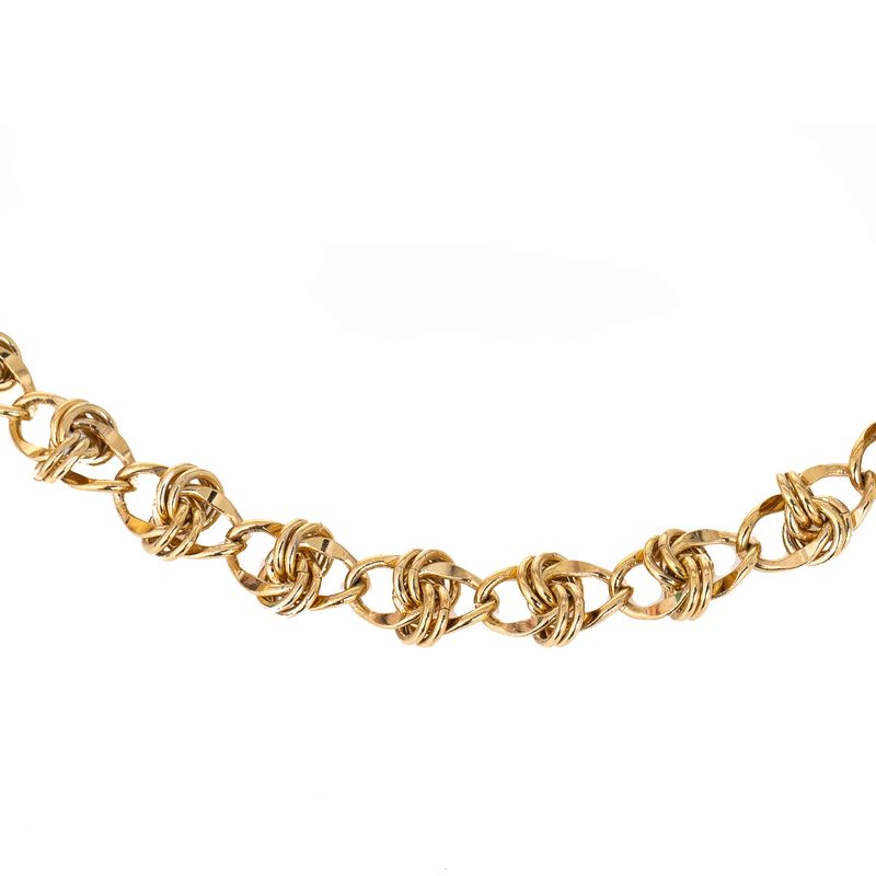 Colar-Givenchy-corrente-dourada-elos-Vintage