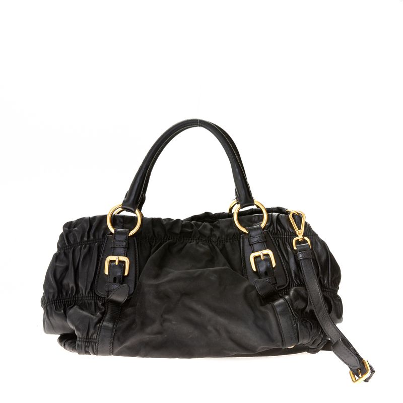 Bolsa-Prada-Nylon-Nappa-Gaufre-Preta