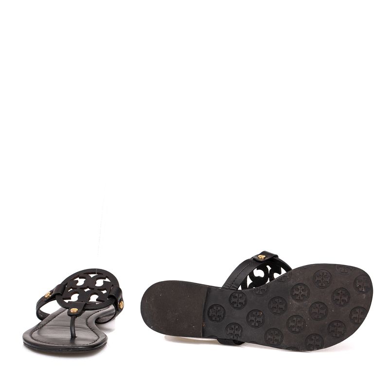 Rasteira-Tory-Burch-Couro-Miller-Preta