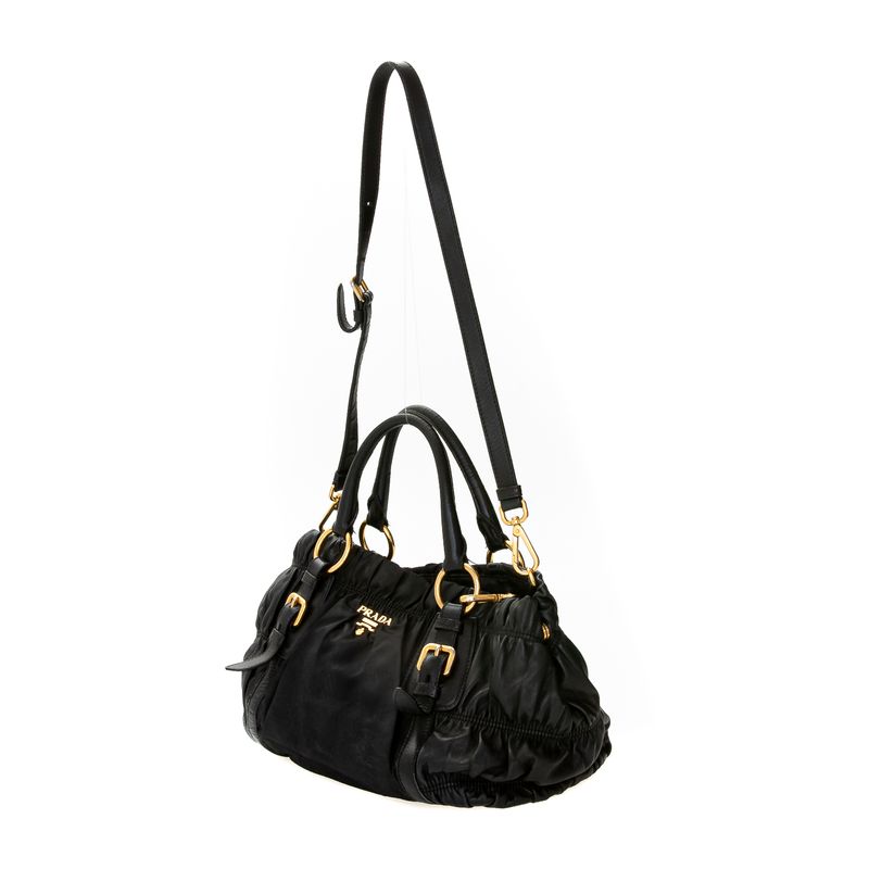 Bolsa-Prada-Nylon-Nappa-Gaufre-Preta
