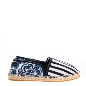 Espadrille Dolce & Gabbana Azul e Branca