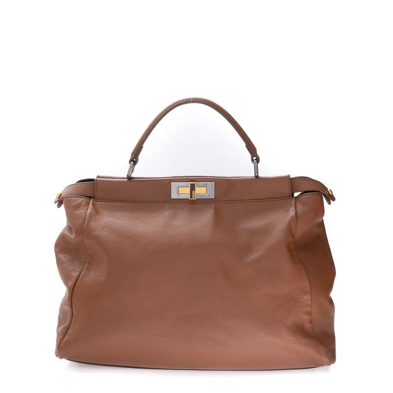 Bolsa-Fendi-Peekaboo-Marrom
