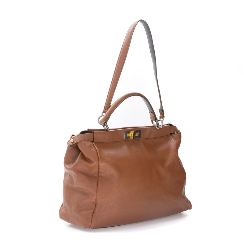 Bolsa-Fendi-Peekaboo-Marrom