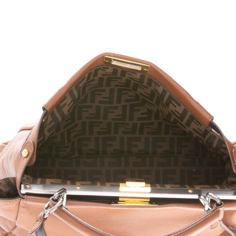 Bolsa-Fendi-Peekaboo-Marrom