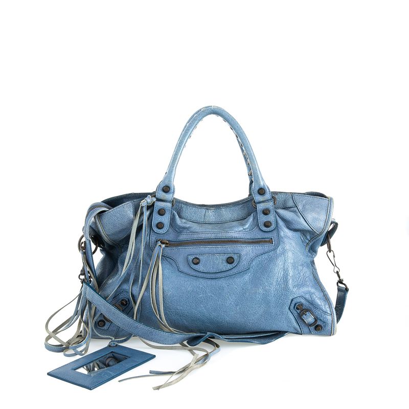 Bolsa-Balenciaga-Classic-City-Azul