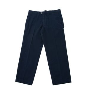 Calça Zegna Sport Azul Marinho Algodão