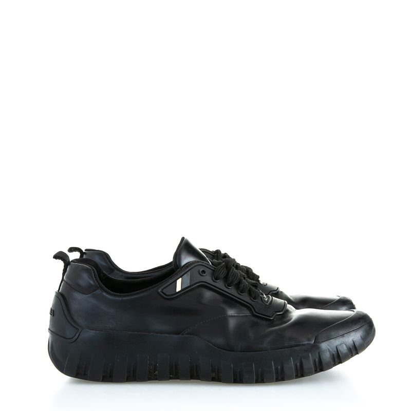 Tenis-Prada-Couro-Preto