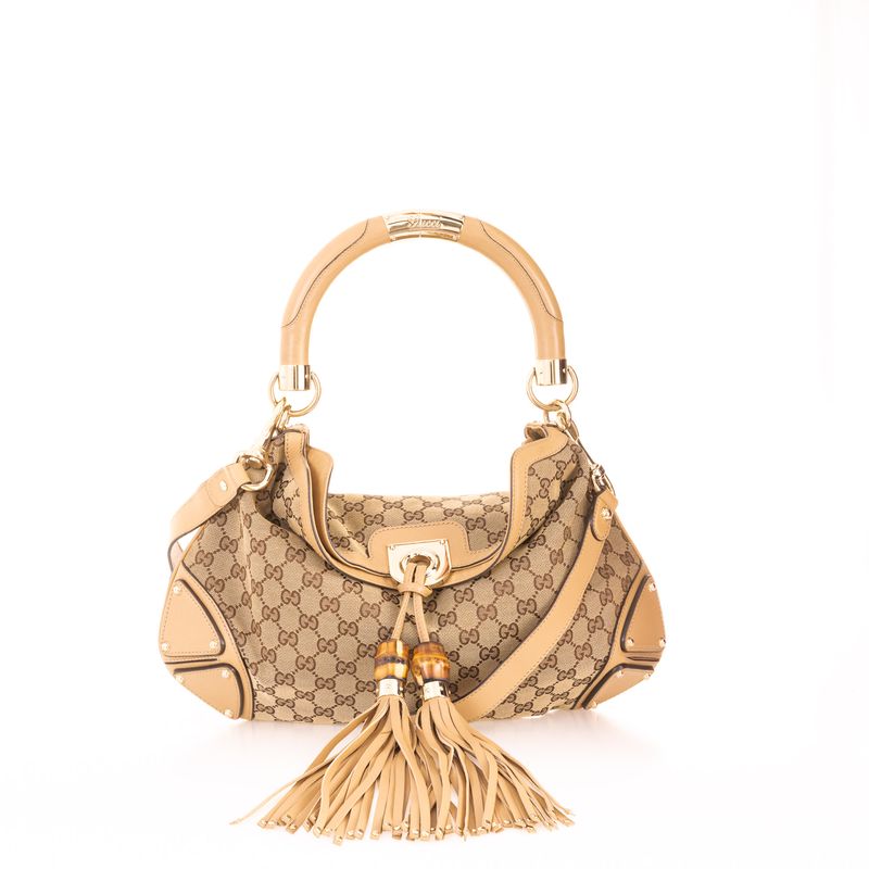 Bolsa-Indy-Gucci-Guccissima-Couro-Caramelo