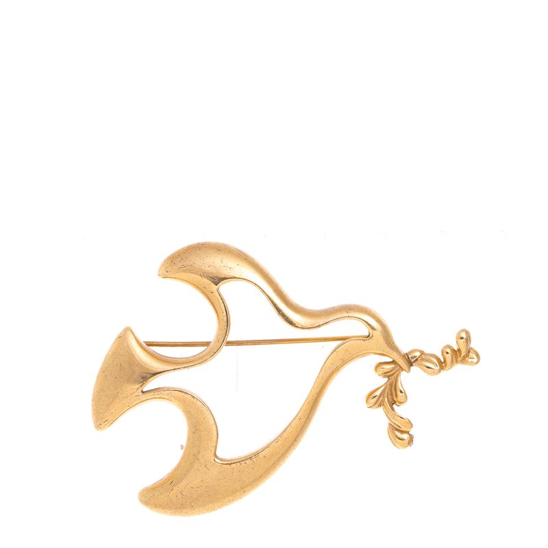 Broche-Pomba-da-Paz-Vintage-Givenchy