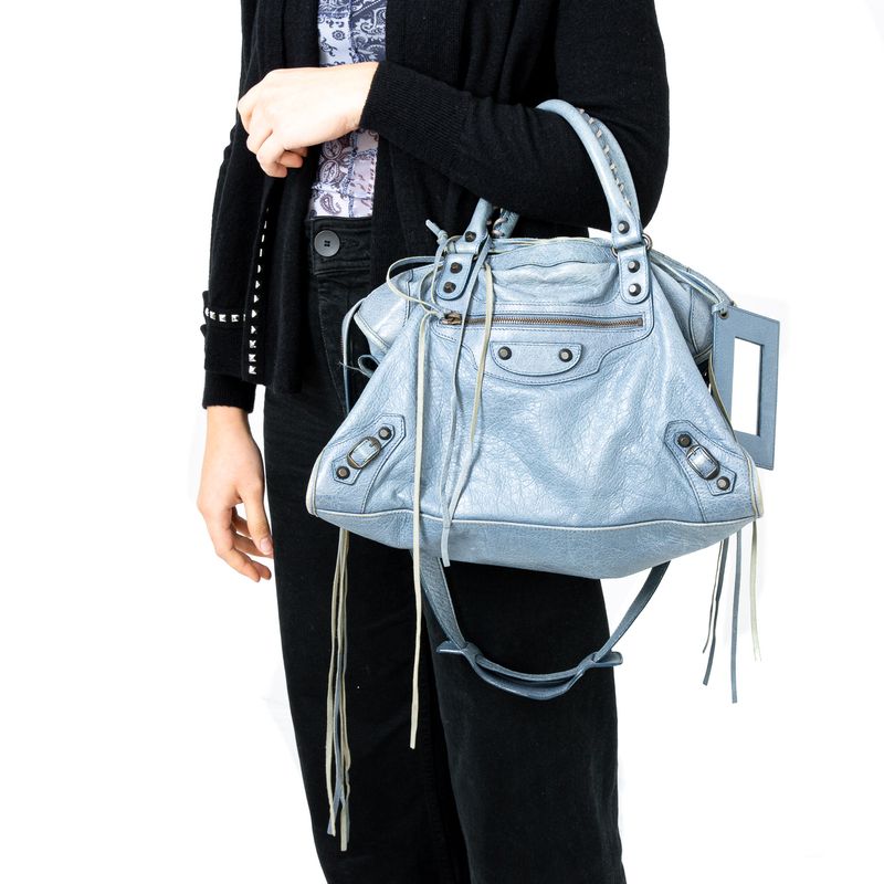 Bolsa-Balenciaga-Classic-City-Azul
