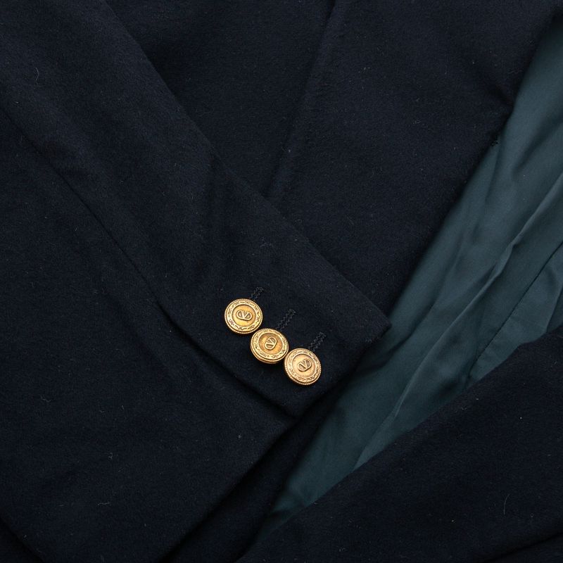 Blazer-Valentino-Vintage-Cashmere-Azul-Marinho