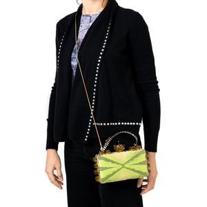 Clutch Tonya Hawkes Verde Cintilante