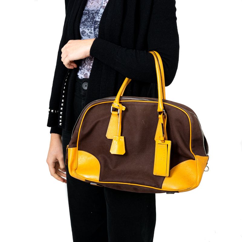 Bolsa-Prada-Vintage-Marrom