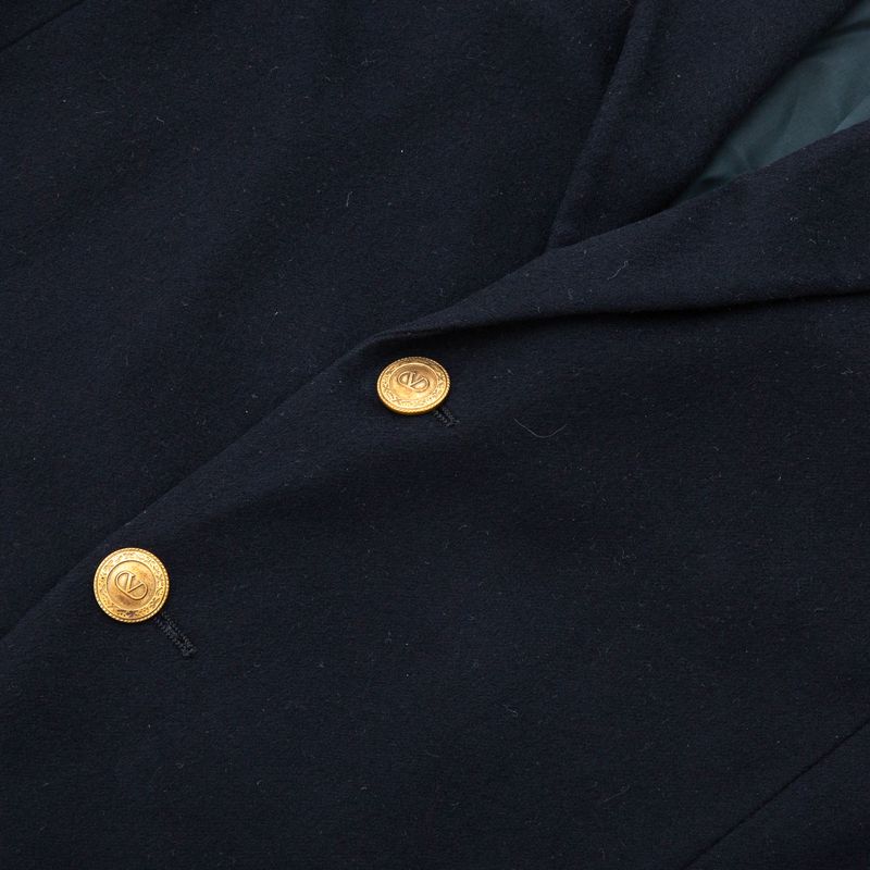 Blazer-Valentino-Vintage-Cashmere-Azul-Marinho