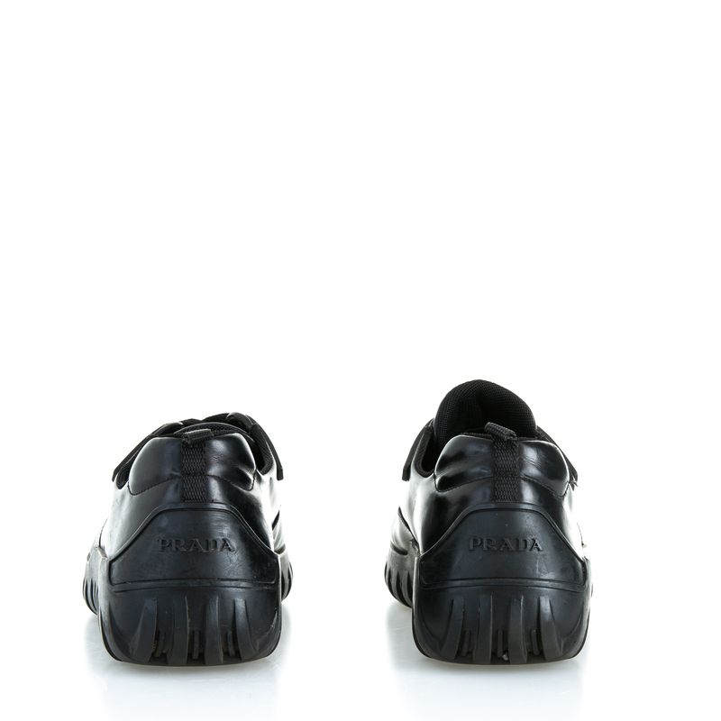 Tenis-Prada-Couro-Preto