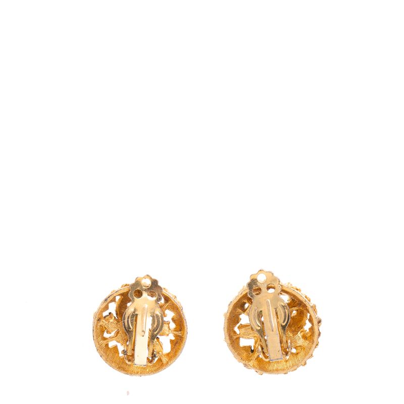 Brinco-Vintage-Pressao-Redondo-Dourado-Strass-Laranja