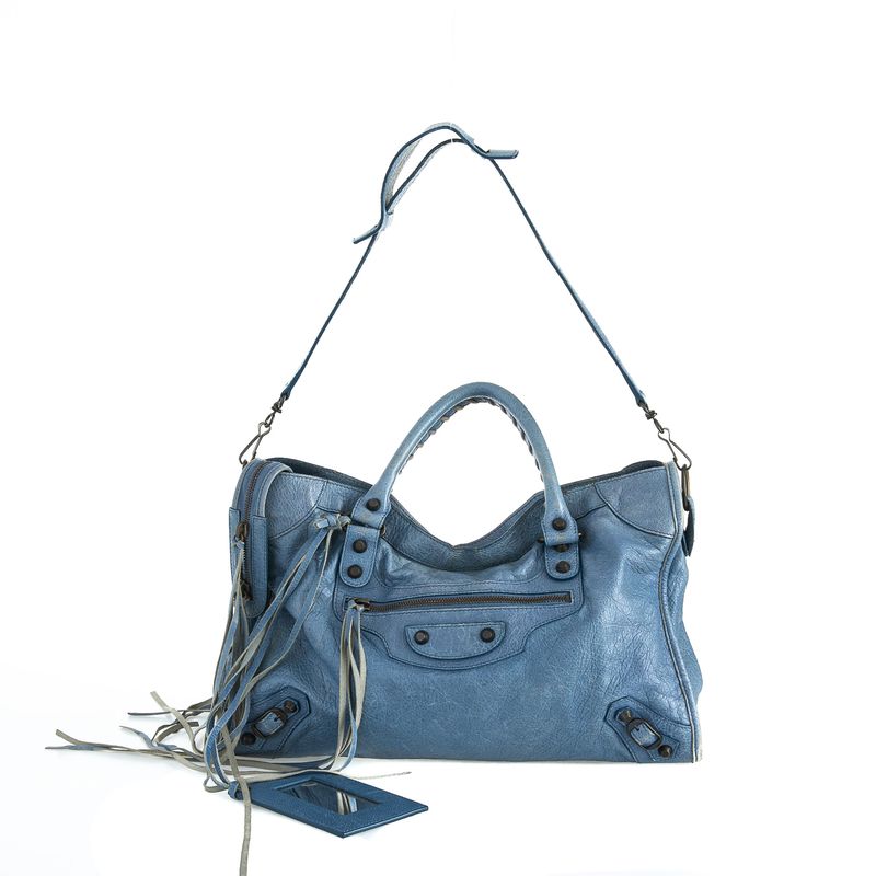 Bolsa-Balenciaga-Classic-City-Azul
