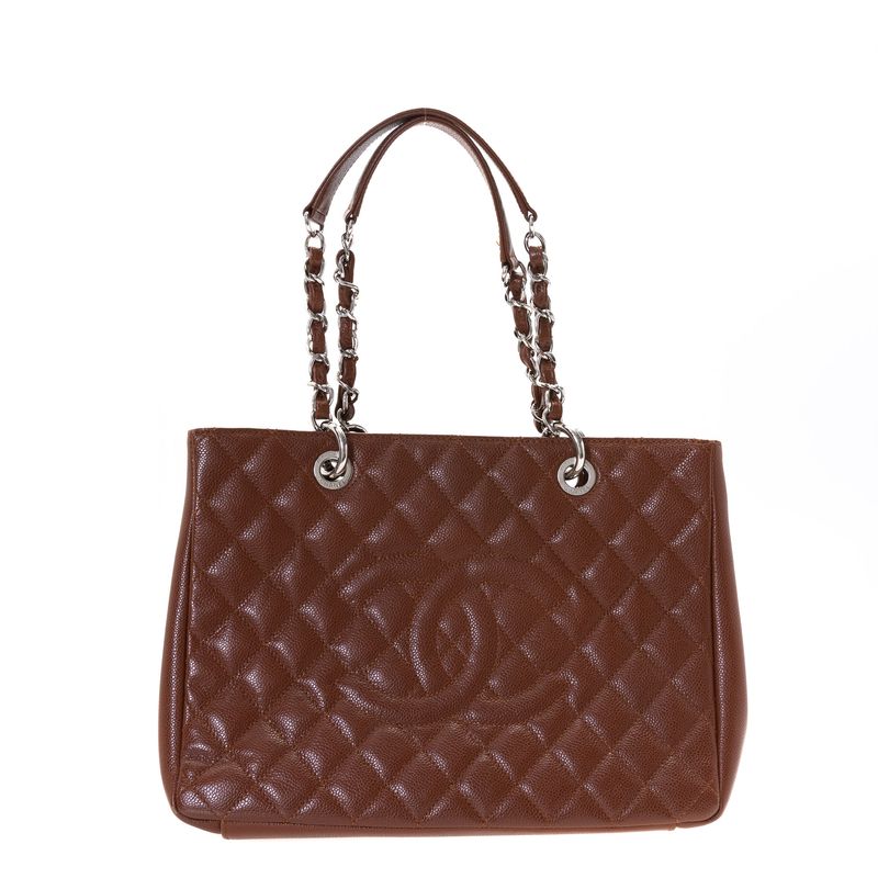 Bolsa-Chanel-Shopper-Caviar-Marrom