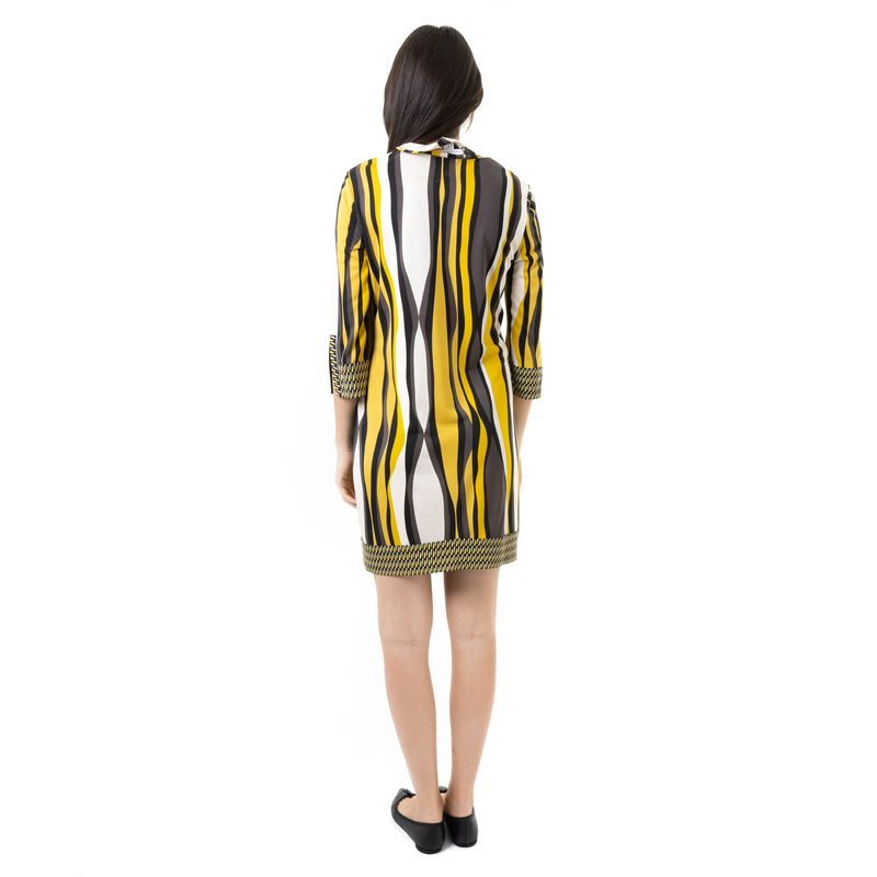 Vestido-Diane-Von-Furstenberg-Amarelo-e-Preto