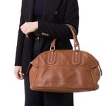Bolsa-Longchamp-Caramelo