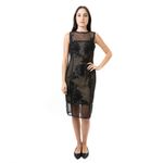 Vestido-Tule-e-Paete-Preto