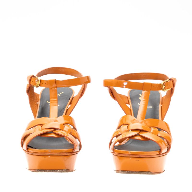 Sandalia-Saint-Laurent-Tribute-Verniz-Laranja