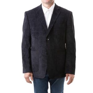 Blazer Giorgio Armani Azul Marinho Camurça