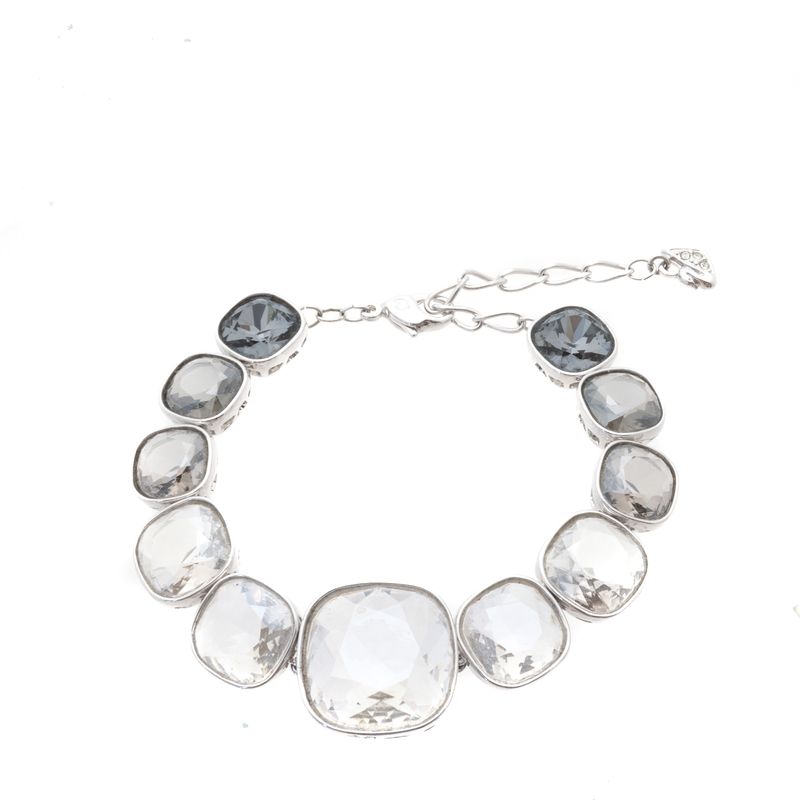 Pulseira-Swarovski-Prateada