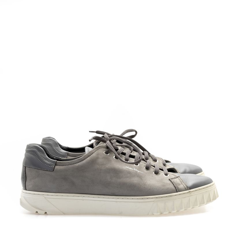 Tenis-Salvatore-Ferragamo-Camurca-Cinza