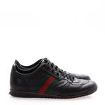 Tenis-Gucci-Guccissima-Monograma-Preto-com-Fita