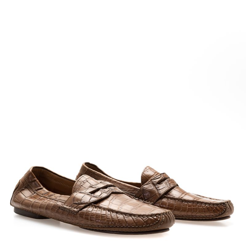 Mocassim-Ralph-Lauren-Croco-Caramelo