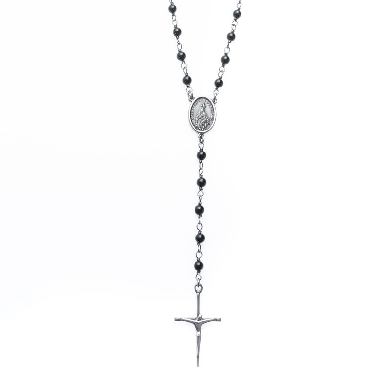 Colar-Guerreiro-Terco-Prata-All-Black-e-Agatas