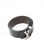 Cinto-Louis-Vuitton-Couro-Preto-Reversivel-Monograma-Macassar
