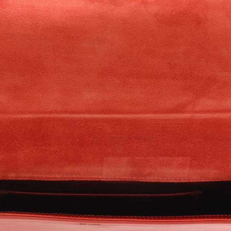 Clutch-Belle-de-Jour-Saint-Laurent-Verniz-Laranja