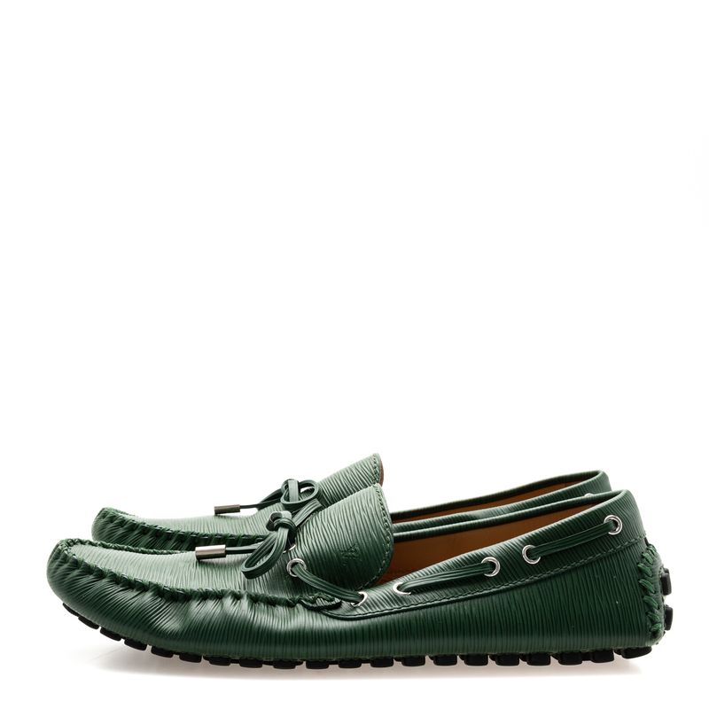 Mocassim-Arizon-Louis-Vuitton-Couro-Epi-Verde