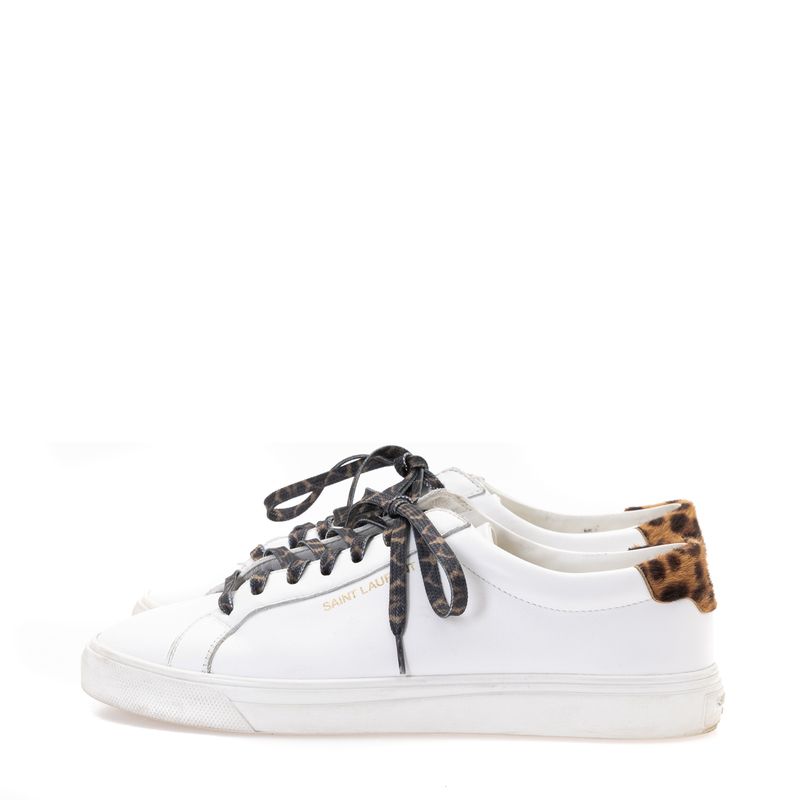 Tenis-Saint-Laurent-Couro-Branco-Animal-Print