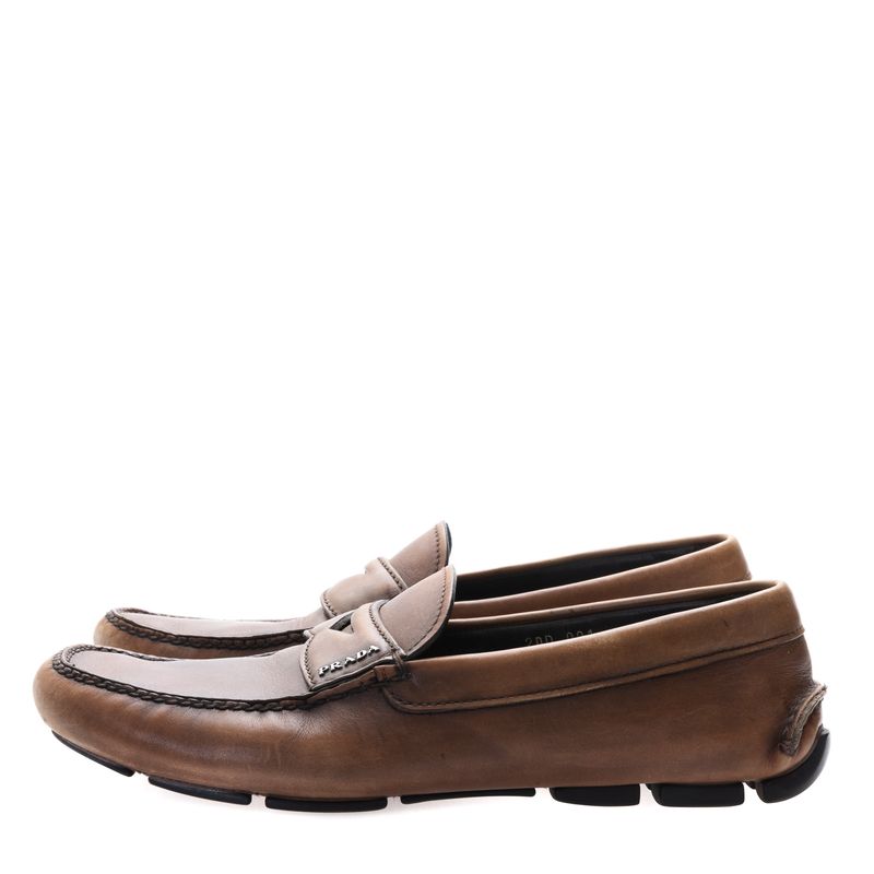 Mocassim-Prada-Couro-Marrom