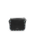 Bolsa-Rockstud-Valentino-Couro-Preto