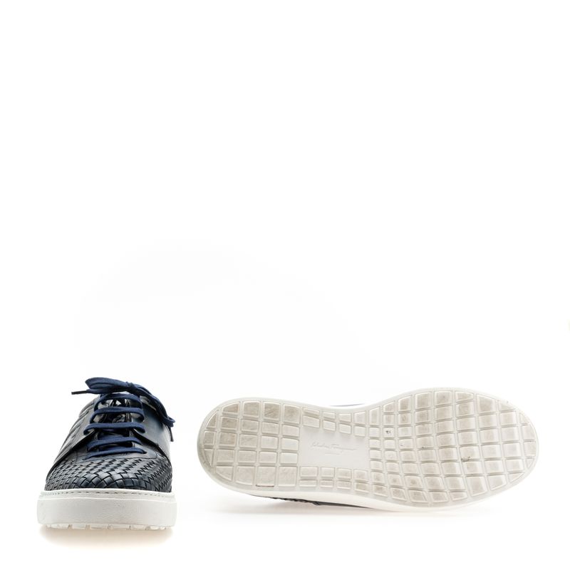 Tenis-Salvatore-Ferragamo-Couro-Azul