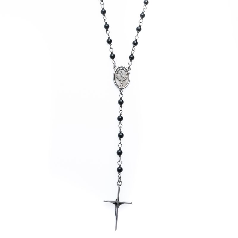 Colar-Guerreiro-Terco-Prata-All-Black-e-Agatas