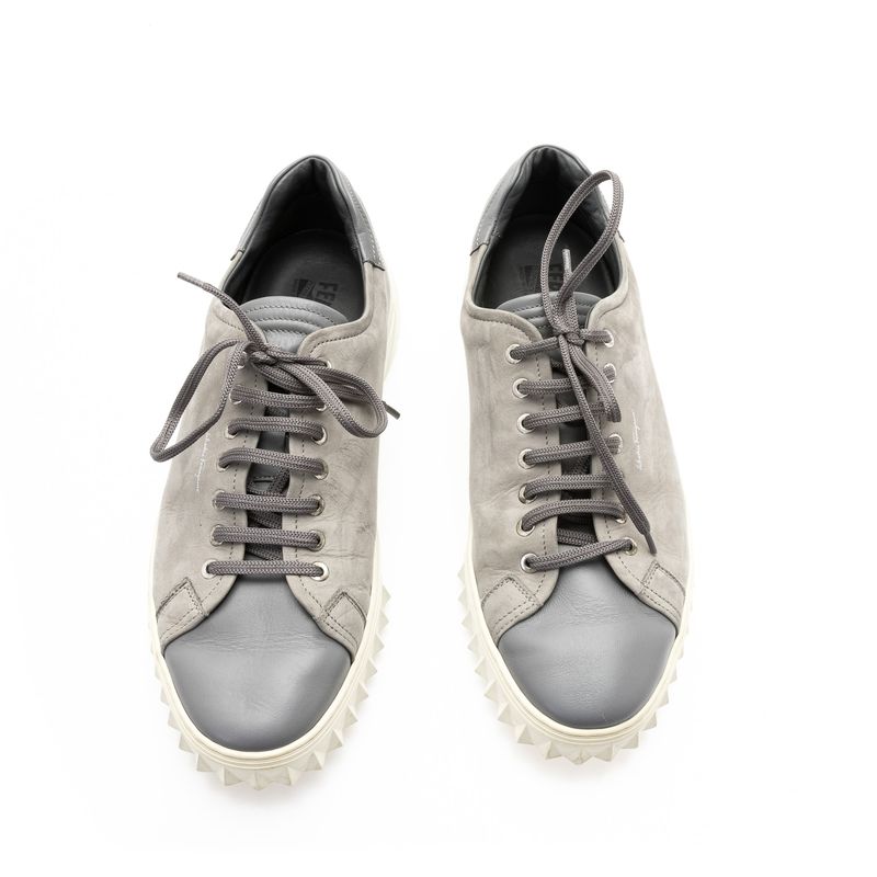Tenis-Salvatore-Ferragamo-Camurca-Cinza