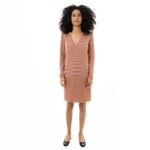 Vestido-Missoni-Manga-Longa-Coral