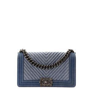 Bolsa Chanel Chevron Boy Flap