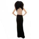 Vestido-ABS-by-Allen-Schwartz-Jersey-Longo-Preto-Recortes