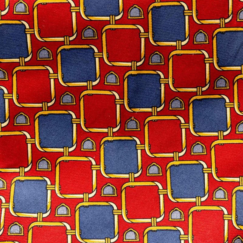 Gravata-Paolo-Gucci-Vermelho-e-Azul-Vintage