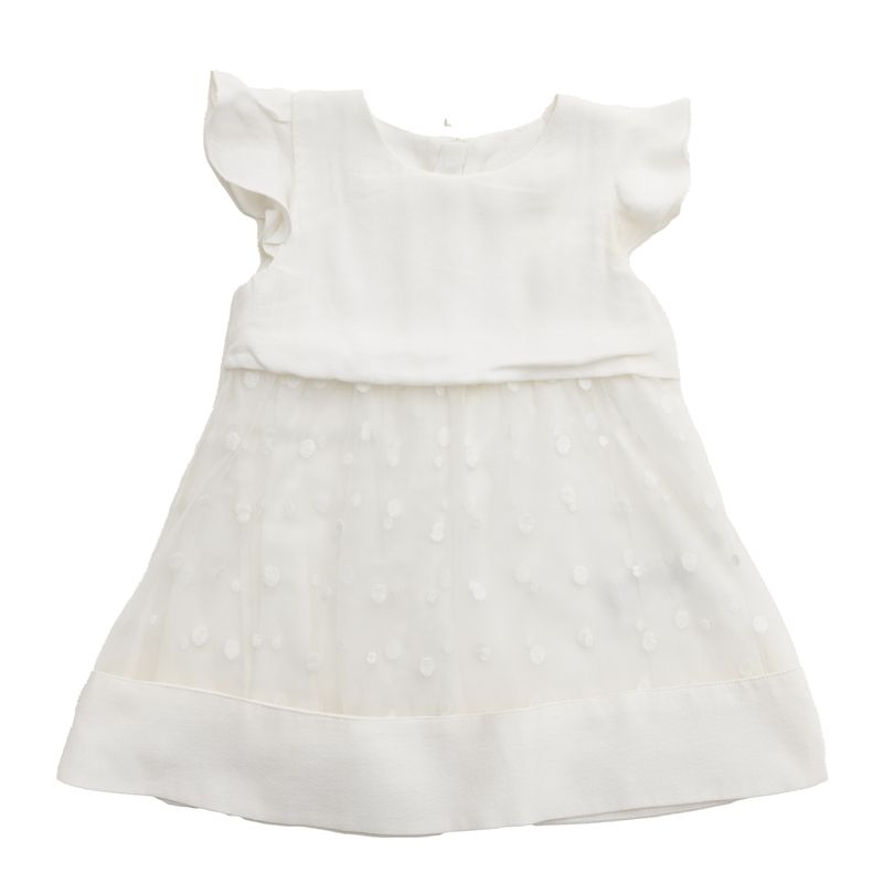 Vestido-Chloe-Bebe-Branco-com-Poa