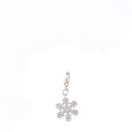 Berloque-Swarovski-Floco-de-Neve-Prateado