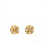 Brinco-Swarovski-Redondo-Dourado-com-Strass
