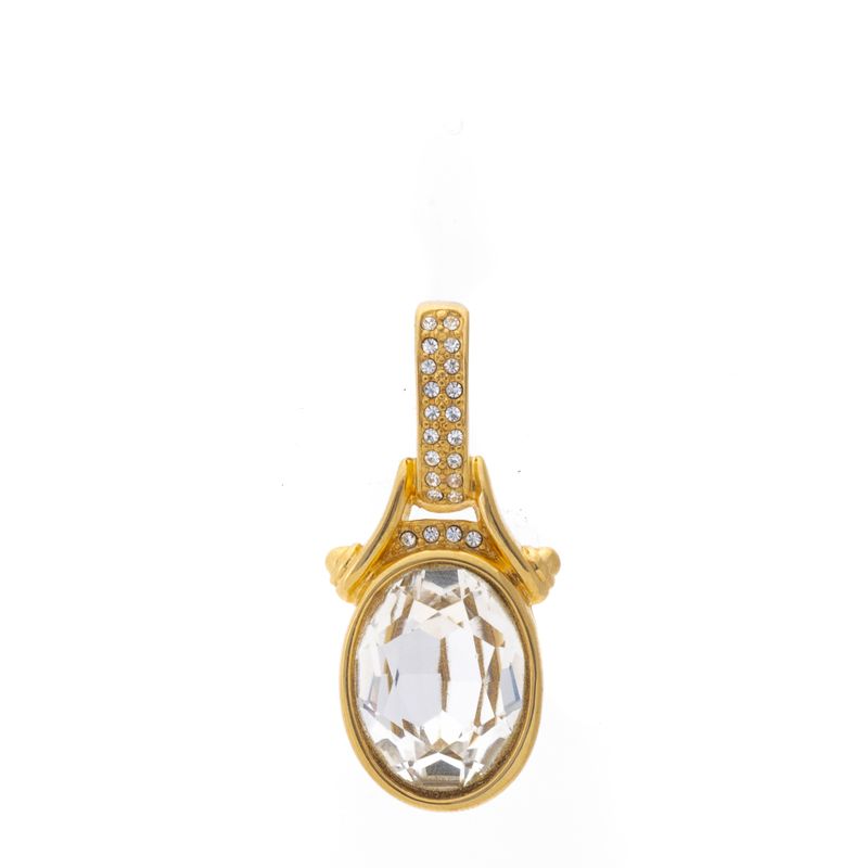 Pingente-Swarovski-Dourado-Grande-Com-Pedra-Central-e-Strass