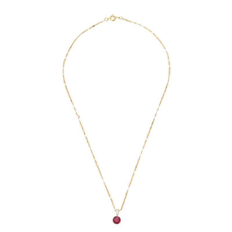 Colar-Swarovski-com-Pingente-com-Pedra-Vermelha